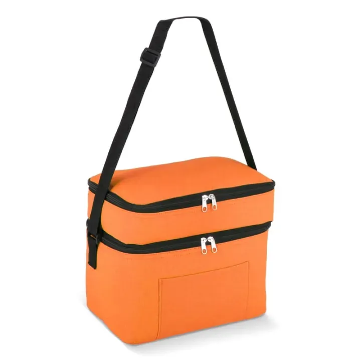 R-PET 600D Dual compartment cooler bag 30 x 20 x 25cm 12L - LT95393 (N0026)